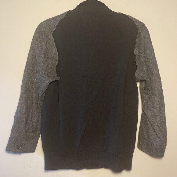 Comme Des Garcons Paneled Two Layer Cardigan Jacket Gray Size Medium - Picture 4 of 7
